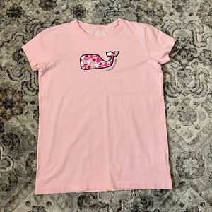 Girls Size Large Pink Vineyard Vines Short Sleeve Top